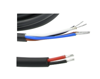 M12 Male / Female Aviation Socket 3/4/5/6/8/12/17-Core Pinhole Connector With Molded Rubber Core