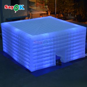 Buy cheap Waterproof Oxford Cloth Large LED Light Inflatable Party Event Tent For 200 People from wholesalers