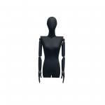 Buy cheap Female Half Body Mannequin Torso Classic White Black Linen Wrapped from wholesalers