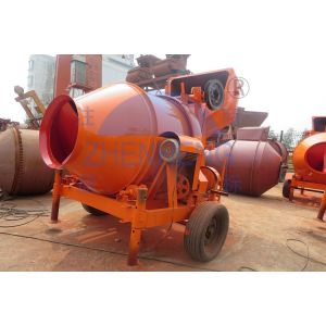 Quiet Self Loading Mobile JZC300 Concrete Mixer, Smooth Operation 2 Yard