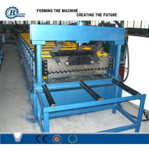 PLC Control Corrugated Roll Forming Machine 380V 1000mm Width