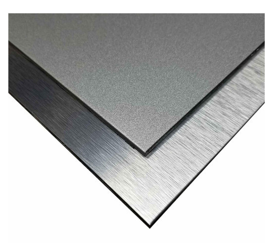 Quality ACP Gold Silver Brushed Aluminum Composite Panel Fireproof PE Coating for sale