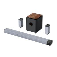 Buy cheap 230W Output Gray Wood Color Wireless Bluetooth Soundbar With Wireless Connection product