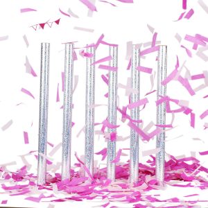 Buy cheap Tubes Flame Retardant Paper Pink Confetti Wands product