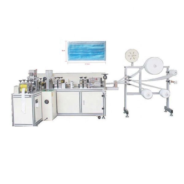 Buy cheap Fish Type Non Woven Face Mask Making Machine Ac 380v 3160 * 800 * 1400mm Size from wholesalers