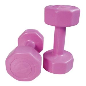 Buy cheap High Quantity Hexagon Shape Cement Color Vinyl Concrete Dumbbell from wholesalers
