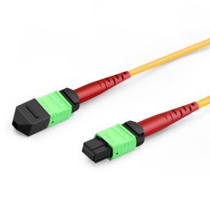 Buy cheap 10m (33ft) 24 Fibers Female to Female MTP Trunk Cable Polarity A Plenum (OFNP) OS2 9/125 Single Mode for 100G CPAK LR Connectivity from wholesalers