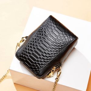 Buy cheap 12cm 18cm PU Phone Bag BSCI Crocodile Embossed Leather from wholesalers