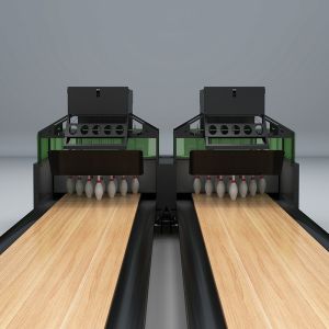 Buy cheap Indoor Bowling Alley Complete Set with 2000 kg Capacity 590X240X240 cm Size and 1 Year Warranty from wholesalers