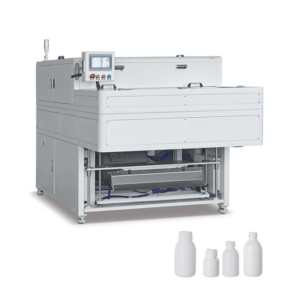 800mm Width Bag Automatic Packing Machine Connect With Bottle Blowing Machine