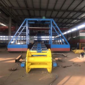 Highly Productive River Gold Mining Dredger with Jigging Equipment Capacity 60m3