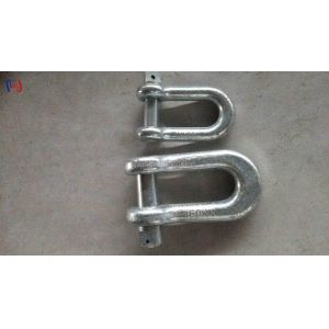 High Strength Shackle with 300KN Maximum Pulling Force 10KV-500KV Rated Voltage