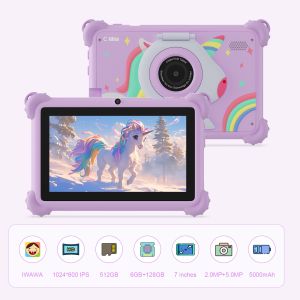 Buy cheap C idea 2024 Kids Tablet Ideal Gift with Android 12 Educational Apps and Durable Case Tablet Kidspad CM88 from wholesalers