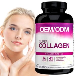OEM Natural anti aging capsule collagen capsules for skin whitening