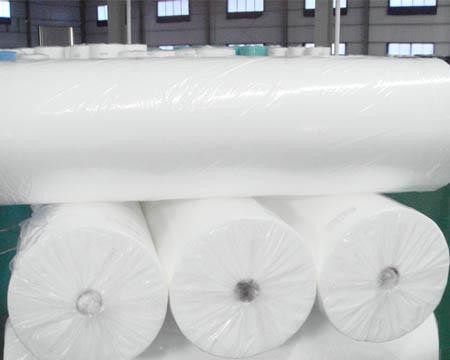 White Disposable Non Woven Fabric Roll 1mm - 10mm Thickness Environmental