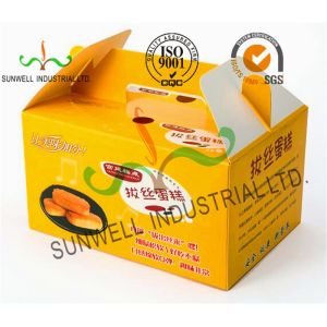 Buy cheap Custom Printed Foldable Cardboard Food Packaging Boxes For Cup Cake / Dessert Packing from wholesalers