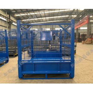 Buy cheap Efficient Storage Solution Collapsible Pallet Cage With Steel Construction from wholesalers