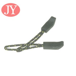Jiayang zipper pull tab TPU Silicon string rope customized TPU zipper puller for