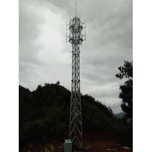 Buy cheap Wind Resistant Wireless Antenna Tubular Steel Tower from wholesalers