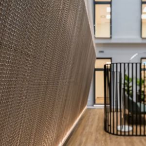 Buy cheap Semi Private Aluminium Silver Chain Curtain Fire Resistant / Rust Resistant from wholesalers