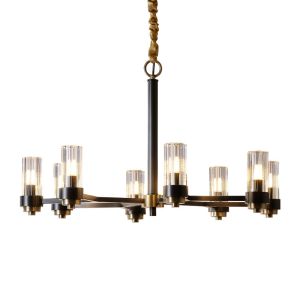 Buy cheap Triple Suspension Glass And Crystal Pendant Lighting Modern Chandelier from wholesalers