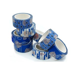 Buy cheap Wholesale Washi Tape Custom Printed Blue Japanese Paper Tape Colored Masking Tape from wholesalers