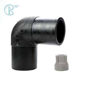 Butt Welding Pipe Fittings Hdpe 90 Degree Elbow For Water