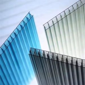 Buy cheap 4-10mm Twin Wall Polycarbonate Sheet UV Coated Cheap PC Hollow Sheet from wholesalers