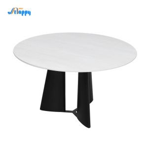 Buy cheap 1200mm Dia Modern Round Kitchen Table Customized With Iron Base from wholesalers