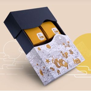 Buy cheap Plastic Insert Printed Paper Boxes Moon Cake Recycled Cardboard Boxes from wholesalers