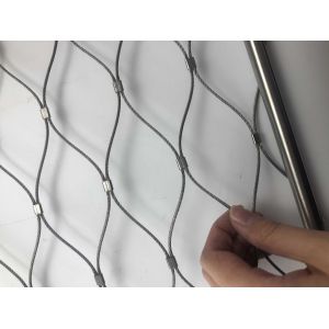 Flexible Strong Stainless Steel Rope Wire Mesh 1x7 Ferruled