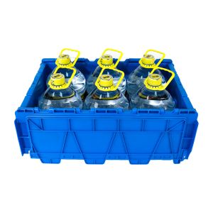 Industrial Nestable Storage PP Container Solid Box Style Moving Box for