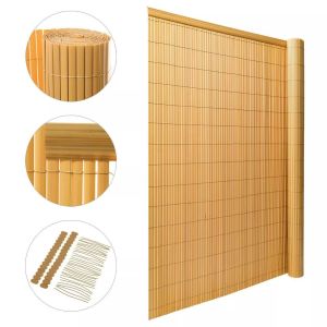 Buy cheap Artificial Bamboo PVC Fence Strips For Privacy Protection from wholesalers
