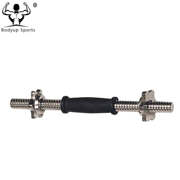 Buy cheap Steel Dumbbell Bar 14 Inch , Short Barbell Bar With Rubber Handle from wholesalers