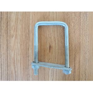 High Quality Steel U Bolts With Two Plates And Nuts Pipe Clamp1-1/4"