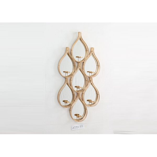 Quality Metal Teardrops Frame Sconce Candle Holder for sale