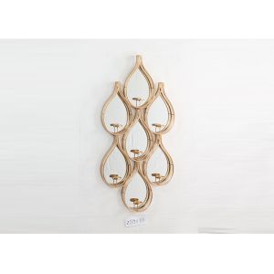 Buy cheap Metal Teardrops Frame Sconce Candle Holder from wholesalers