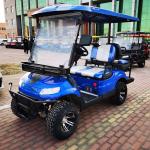 Buy cheap LED Lithium Ion Blue Electric Golf Buggy Car 4 Seats 48V 470kg from wholesalers