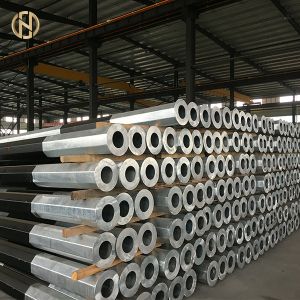 Buy cheap Customized Color Electrical Power Pole 12m 500daN Hot Dip Galvanized Surface from wholesalers