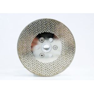 Buy cheap Star Dotted Electroplated Diamond Blade Cutting With Good Running Balance from wholesalers