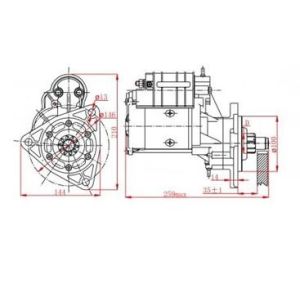 Buy cheap 2.8kw Magnetron Engine Starter Motor For Tractors 9142780 122801 18546 from wholesalers