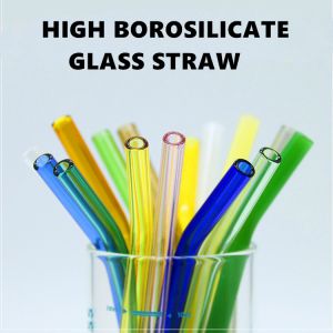 Buy cheap Heat Resistant Drinking Borosilicate Glass Straw Eco Friendly from wholesalers
