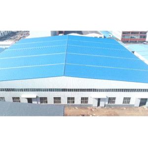 Buy cheap Steel Structure Warehouse with PVC Window and Angle Bracing from wholesalers