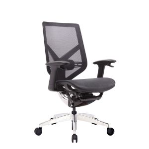 Buy cheap Black PA Plastic Executive Swivel Chair Backrest Height adjustable Seating from wholesalers
