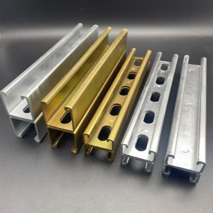 Buy cheap Customized Zinc Plated Back to Back Strut Channel from wholesalers