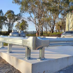 Buy cheap AASHTO M-180 Standard Direct Road Guardrail Galvanized Guardrail Cattle Nose from wholesalers