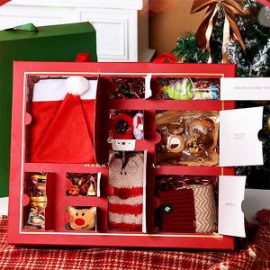 Customize Large Number Christmas Gift Boxes Made Of Paper Materials