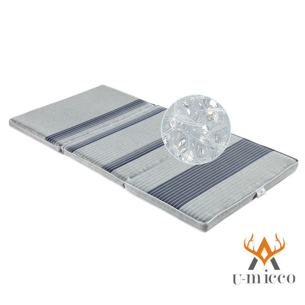 Quality Twin Folding Bed Airfiber Mattress Pad Camping Mattress Guest Beds for sale