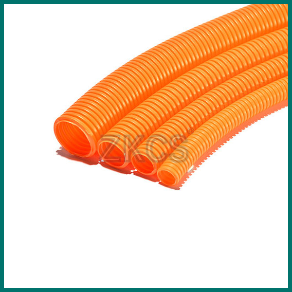 Buy cheap PP Plastic Corrugated Pipe 125 Centigrade Flame Retardant For Cable / Wire Protection from wholesalers