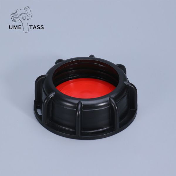 Buy cheap IBC Tank Valve Lid Adapter 60mm Fine Thread Plastic with PP Flange Connection and Removable Gasket from wholesalers